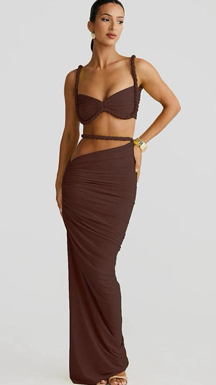 Veloura™ 2-Piece Rope Design Summer Dress