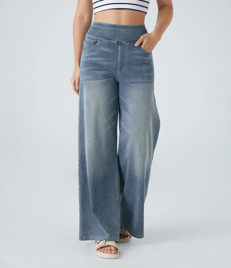Veloura™ Super Stretch Denim Flare Jeans
