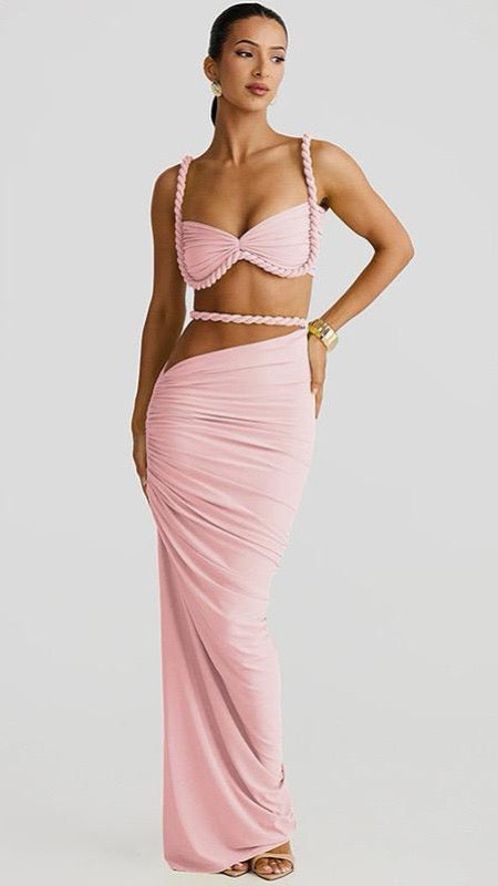 Veloura™ 2-Piece Rope Design Summer Dress