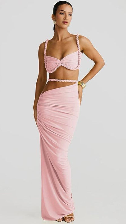 Veloura™ 2-Piece Rope Design Summer Dress