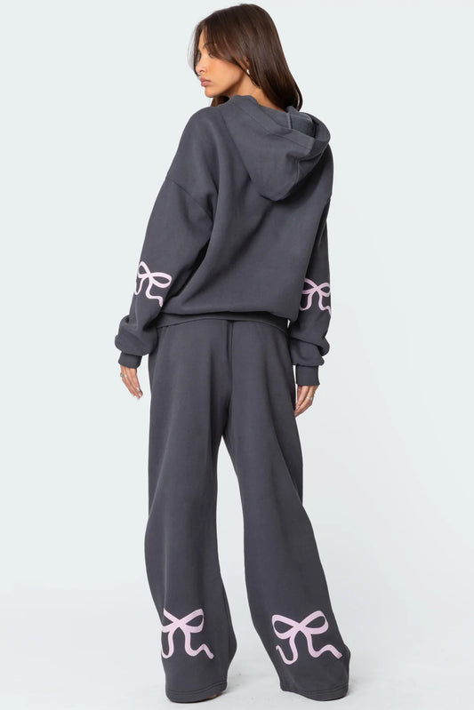 Veloura™ Bow Detail Sweats Set